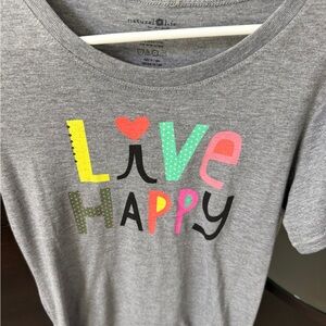 Natural Life Gray women’s T-Shirt - Live Happy Design